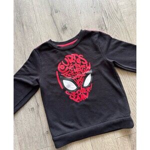 Marvel Spider-Man Sweater Size 4T Black and Red